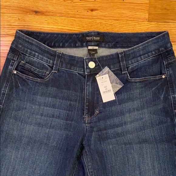 White House Black Market Embroidered Jeans - Picture 2 of 7